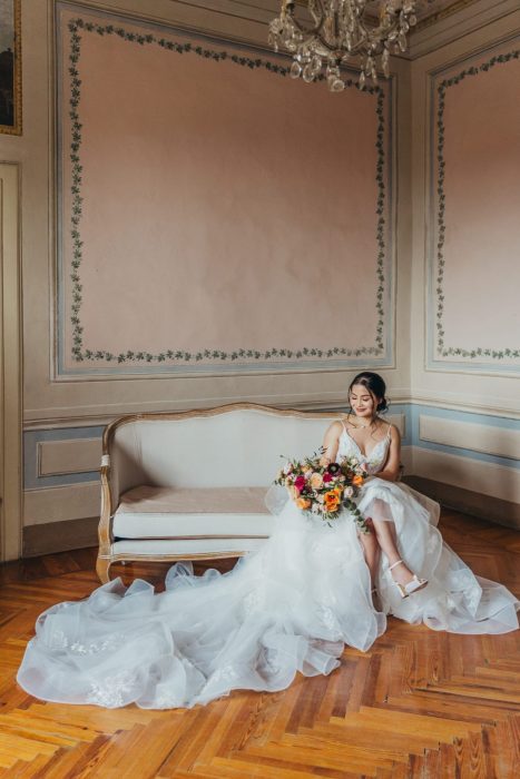 photography italy wedding castle